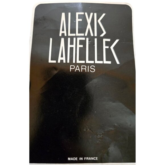 Vintage 80s Rare Alexis Lahellec Paris NOS Matte Silver Metal Heart Necklace - Picture 3 of 10